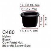 Клипса для крепления внутренней обшивки а/м Крайслер пластиковая (100шт/уп.) Клипса для крепления внутренней обшивки а/м Крайслер пластиковая (100шт/уп.)