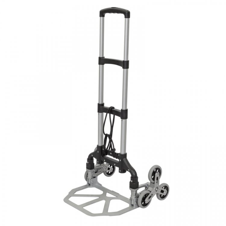 Тележка складная с телескопической ручкой и колесами на шарнирах для перемещения по неровным поверхностям и ступенькам(390х480мм,г/п70кг) Тележка складная с телескопической ручкой и колесами на шарнирах для перемещения по неровным поверхностям и ступенькам(390х480мм,г/п70кг)