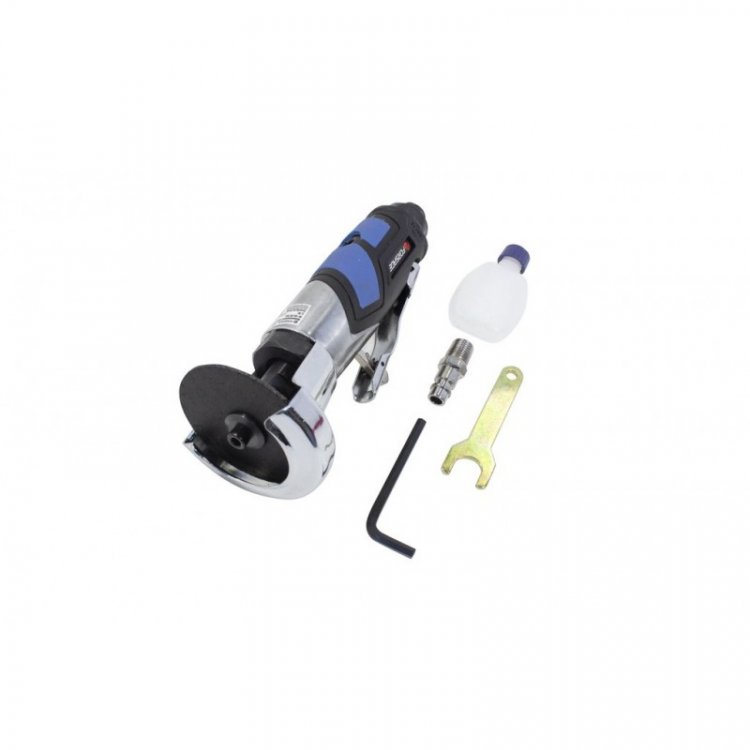 Пневмоотрезная машинка торцевая 3"(круг 75мм,20000 об/мин, 126л/мин,6.3Bar,L-197мм,штуцер 1/4")