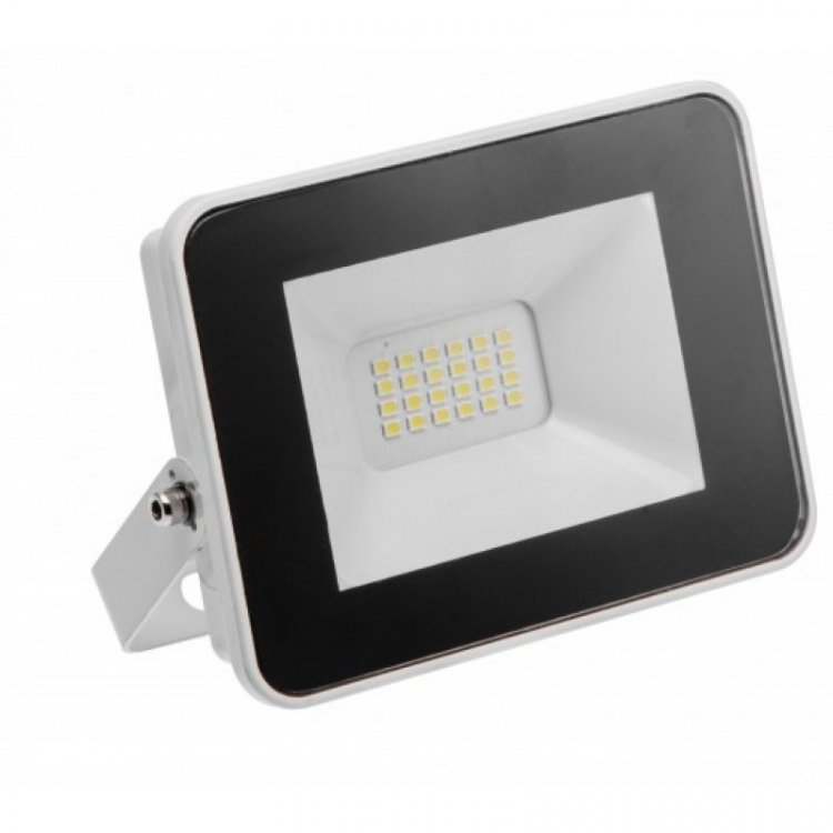 Прожектор светодиодный iLUX, 30W, 2400lm, AC220-240V, 50/60 Hz, IP65, 120град, 6400K, белый корпус Прожектор светодиодный iLUX, 30W, 2400lm, AC220-240V, 50/60 Hz, IP65, 120град, 6400K, белый корпус