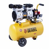 Компрессор DLS950/24 безмаслянный малошумный 950 Вт, 165 л/мин,ресивер 24 л// Denzel Компрессор DLS950/24 безмаслянный малошумный 950 Вт, 165 л/мин,ресивер 24 л// Denzel
