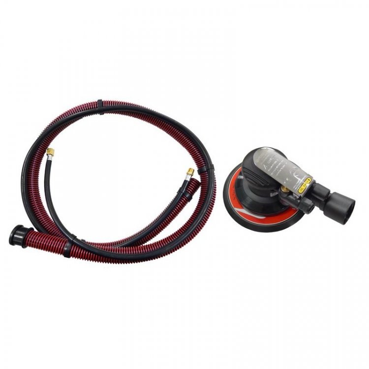 Пневмошлифовальная орбитальная машинка с пылеотводом и мешком для пыли 6"(эксцентр. 2,5мм , 12000об/мин, 57л/мин) Пневмошлифовальная орбитальная машинка с пылеотводом и мешком для пыли 6"(эксцентр. 2,5мм , 12000об/мин, 57л/мин)