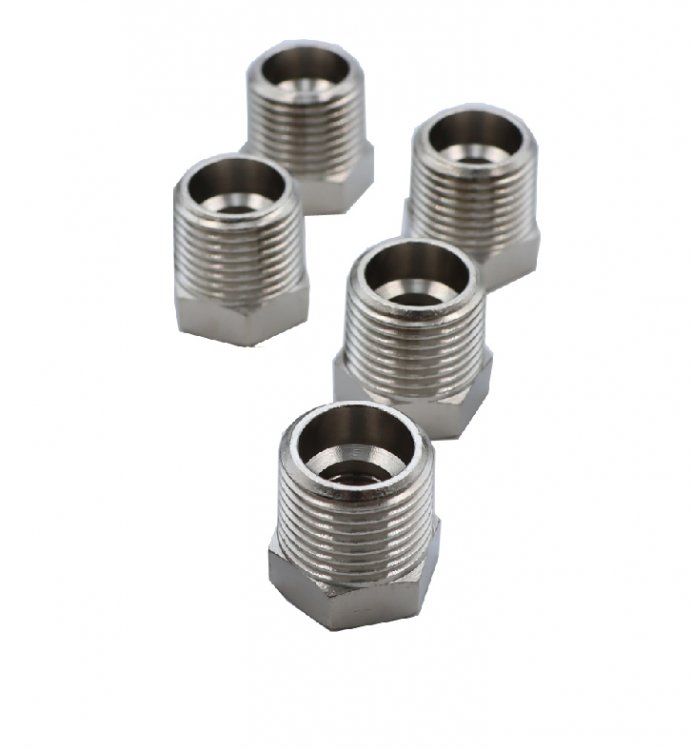Переходник резьбовой M1/2 - F1/4, 5 шт