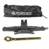 Домкрат механический ''ромб'' 2т  с накладкой и трещоточной ручкой-воротком(h min 120мм, h max 415мм),в водоотталкивающем чехле