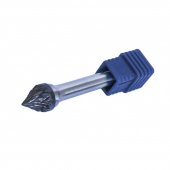 Шарошка коническая "пика" вытянутая по металлу(Ø 8мм,Ø хвостовика 6мм),в пластиковом футляре Шарошка коническая "пика" вытянутая по металлу(Ø 8мм,Ø хвостовика 6мм),в пластиковом футляре