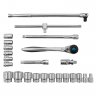 Набор инструментов, 1/2", CrV, 120 зубьев, 24 предмета// Gross