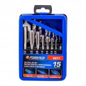 Набор сверл и метчиков, 15пр