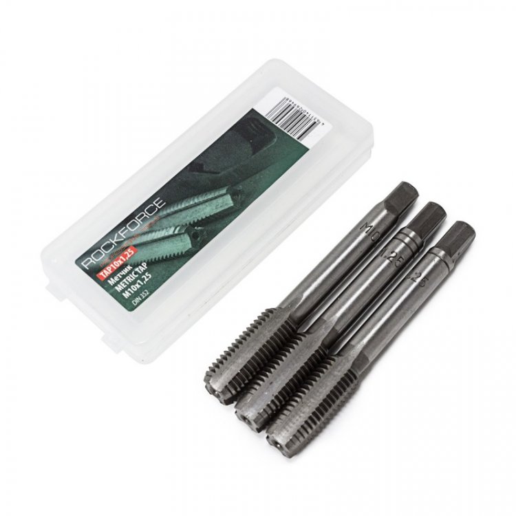 Метчик M10x1,25 (3шт), в пластиковом футляре