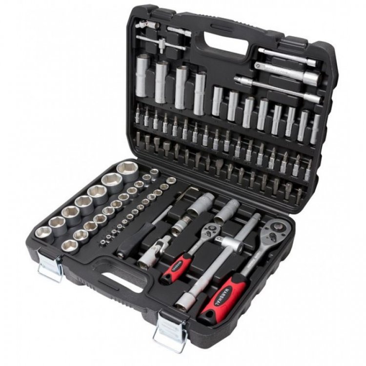 Набор инструментов 94пр. 1/2'', 1/4'' (6гр.) (4-32мм) Набор инструментов 94пр. 1/2'', 1/4'' (6гр.) (4-32мм)