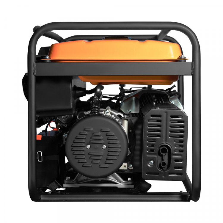 Бензиновый генератор FoxWeld Standart G6500 E - Бензиновый электрогенератор предназначен для выработки однофазного, электрического тока напряжением 220 В и частотой 50 Гц.  С его помощью можно осуществлять питание электроприборов, электроинструмента,