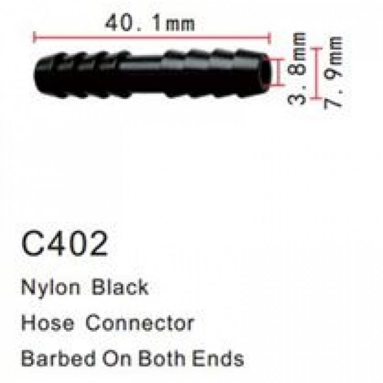 Клипса для крепления внутренней обшивки а/м универсальная пластиковая (100шт/уп.)