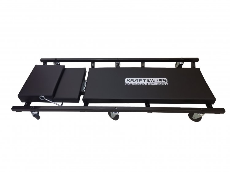 Лежак подкатной с регулируемым подголовником Лежак подкатной с регулируемым подголовником