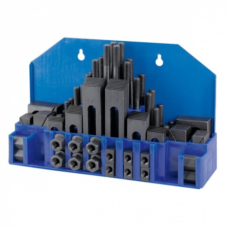 Набор прижимов для 14 мм Т-образного паза М12(58 шт.) Набор прижимов для 14 мм Т-образного паза М12(58 шт.)