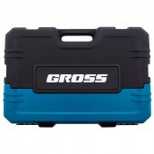 Набор инструментов, 1/2", 3/8", 1/4", CrV, 120 зубьев, 216 предметов// Gross