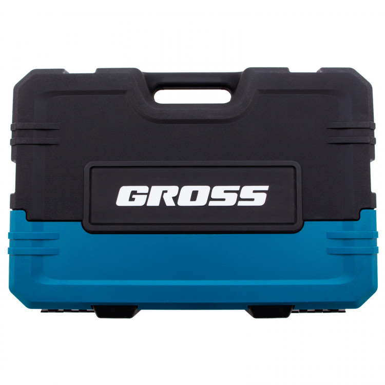 Набор инструментов, 1/2", 3/8", 1/4", CrV, 120 зубьев, 216 предметов// Gross