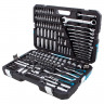 Набор инструментов, 1/2", 3/8", 1/4", CrV, 120 зубьев, 216 предметов// Gross