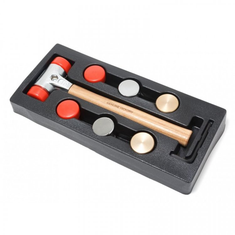 Молоток рихтовочный с комплектом насадок 400 мм