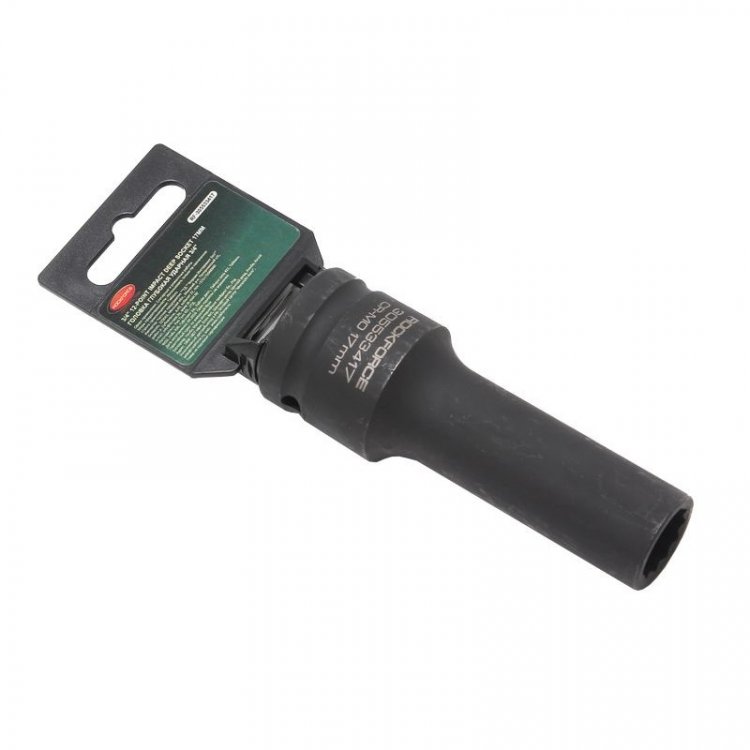 Головка глубокая ударная тонкостенная 17мм, 12гр., 3/4", на пластиковом держателе