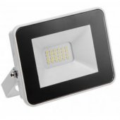 Прожектор светодиодный iLUX, 50W, 4000lm, AC220-240V, 50/60 Hz, IP65, 120град, 6000K, бело-черный корпус