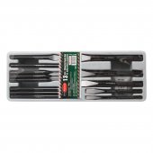 Набор зубил и выколоток 13пр. в лотке Набор зубил и выколоток 13пр. в лотке