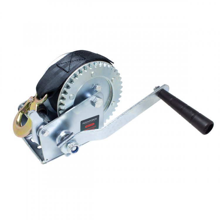 Лебедка ручная барабанная, 450кг (нейлоновый ремень, ширина ремня-50мм, длина ремня-10м) Лебедка ручная барабанная, 450кг (нейлоновый ремень, ширина ремня-50мм, длина ремня-10м)