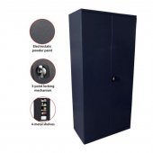 Шкаф металический 2-х секционный 950х1975мм(ширина секции 450мм, 4 полки) Шкаф металический 2-х секционный 950х1975мм(ширина секции 450мм, 4 полки)