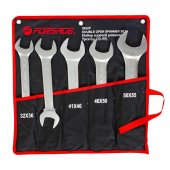 Набор ключей рожковых, 5пр.(32х36, 36х41, 41х46, 46х50, 50х55мм), на полотне
