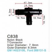Клипса для крепления внутренней обшивки а/м GM пластиковая (100шт/уп.)