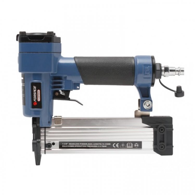 Степлер пневматический в комплекте со сменным бойком (штифт: Ø-0.64мм, L 10-35мм), в кейсе Степлер пневматический в комплекте со сменным бойком (штифт: Ø-0.64мм, L 10-35мм), в кейсе