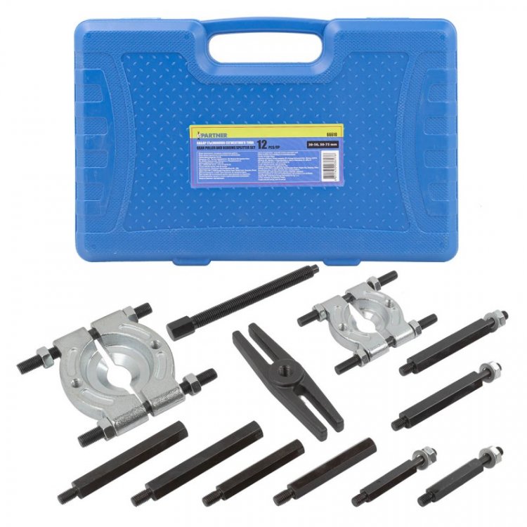 Набор съемников сегментного типа, 12пр. (30-50мм, 50-75мм), в кейсе