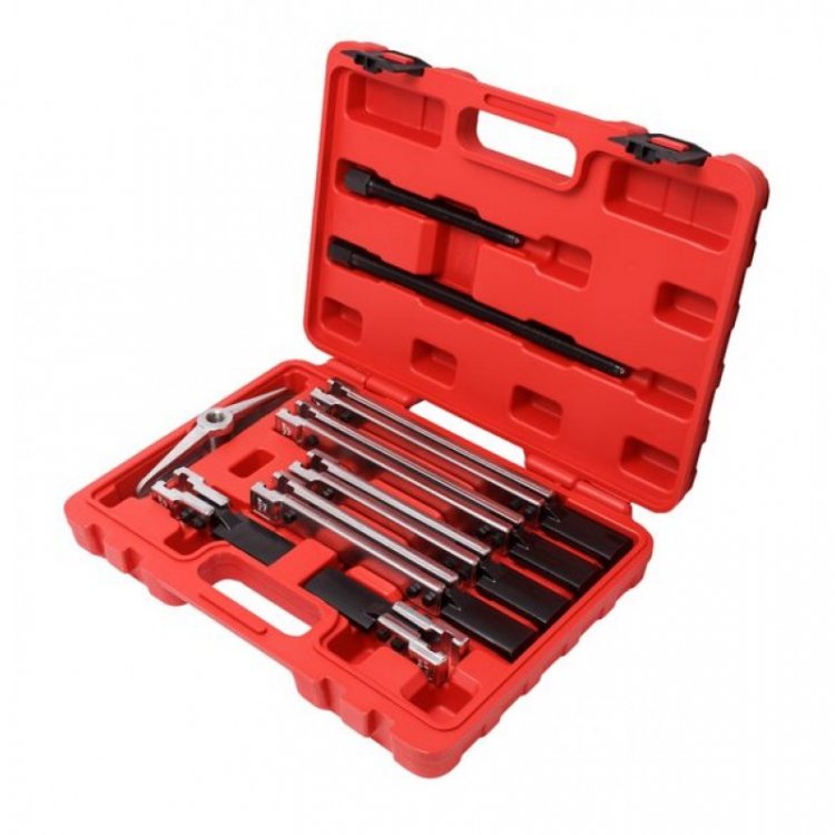 Съемник двухлапый сборный универсальный, 9пр.(длина лап - 120, 230, 280мм; ширина - 145мм), в кейсе Съемник двухлапый сборный универсальный, 9пр.(длина лап - 120, 230, 280мм; ширина - 145мм), в кейсе