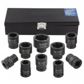 Набор головок ударных 3/4"10пр. (6гр.) (17,19,22,24,27,30,32,36,41,46мм) в кейсе Набор головок ударных 3/4"10пр. (6гр.) (17,19,22,24,27,30,32,36,41,46мм) в кейсе