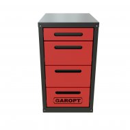 Тумба 4 ящика для верстака GAROPT  (КРАСНАЯ) Тумба 4 ящика для верстака GAROPT  (КРАСНАЯ)