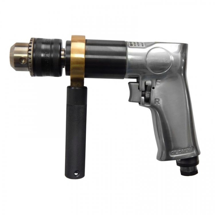 Пневмодрель реверсивная (800об/мин, 113л/мин)