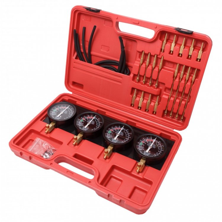 Комплект манометров  с адаптерами для регулировки карбюратора