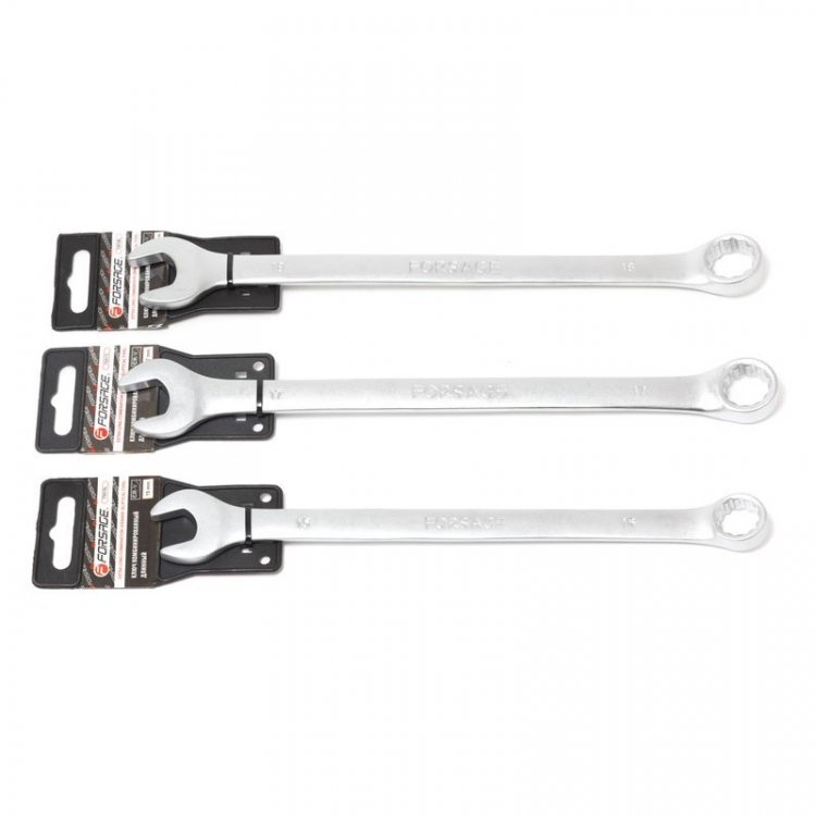 Ключ комбинированный удлиненный 8мм, на пластиковом держателе Ключ комбинированный удлиненный 8мм, на пластиковом держателе