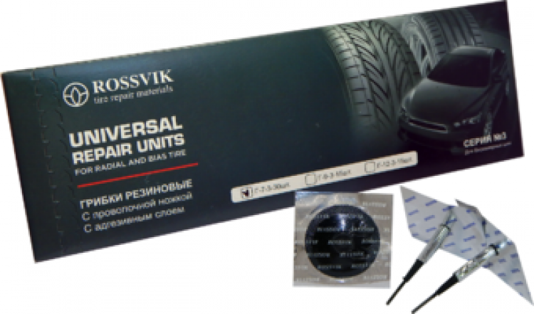 Грибки резиновые Rossvik Г7-3 с адгезивом и спицей 7мм (30шт/уп) chemistry Грибки резиновые Rossvik Г7-3 с адгезивом и спицей 7мм (30шт/уп) chemistry