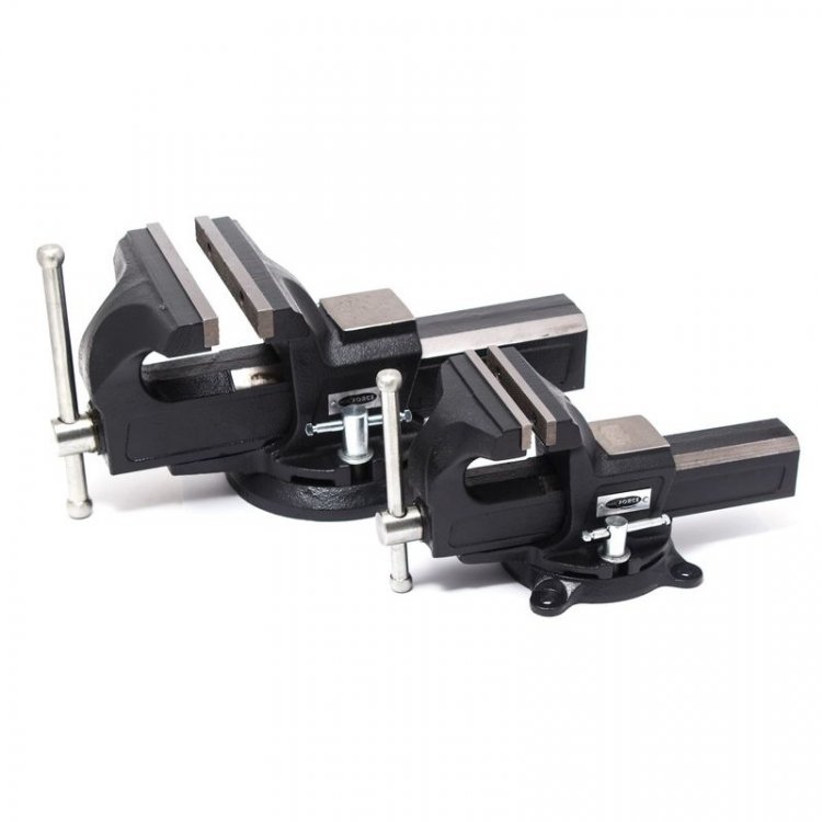 Тиски стальные поворотные с наковальней 3"-75мм Тиски стальные поворотные с наковальней 3"-75мм