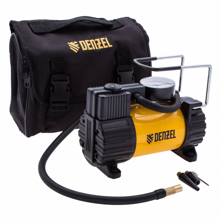 Компрессор автомобильный AC-37, 12 В, 7 атм., 37 л/мин, автомоб. предохранитель// Denzel Компрессор автомобильный AC-37, 12 В, 7 атм., 37 л/мин, автомоб. предохранитель// Denzel