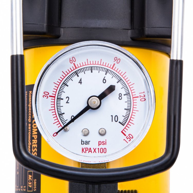 Компрессор автомобильный AC-37, 12 В, 7 атм., 37 л/мин, автомоб. предохранитель// Denzel Компрессор автомобильный AC-37, 12 В, 7 атм., 37 л/мин, автомоб. предохранитель// Denzel