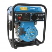 Бензиновый инверторный генератор VARTEG G1500i - Бензиновый инверторный генератор VARTEG G1500i (1,2 - 1,4 кВт / 3 л.с. / топливный бак 4 л / МФД 4в1 / маслодатчик / 1 * 16А) (арт. 8451)