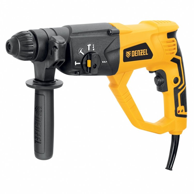Перфоратор электрический RH-1050-26, SDS-plus, 1050 Вт, 3,2 Дж, 3 плюс 1 реж.// Denzel