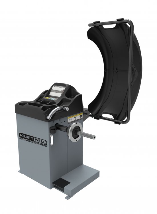 Балансировочный станок полуавтомат, педаль, лазер Балансировочный станок полуавтомат, педаль, лазер