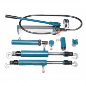 Комплект гидравлического оборудования прямого и обратного действия 4т, 5т, 10т в металлическом кейсе