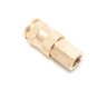 Быстроразъем пневматический с клапаном-внутренняя резьба 3/8" ( латунь)