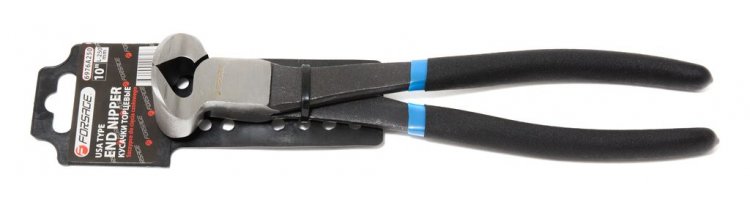 Кусачки торцевые усиленные 10"-250мм, на пластиковом держателе