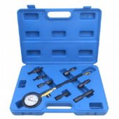 тестер компрессии для бензиновых двигателей(0-21bar)8 пр. в кейсе.