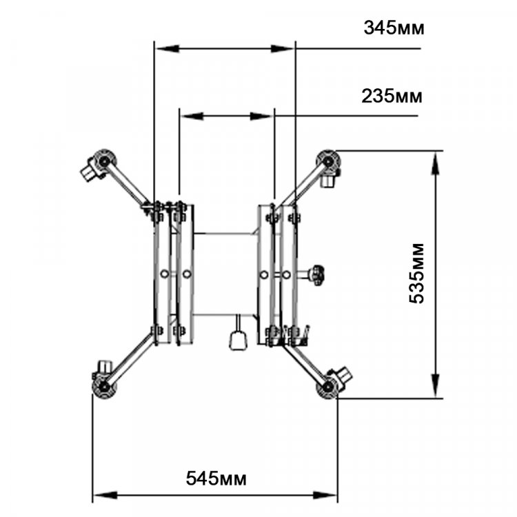 Стойка для снятия трансмиссии автомобиля гидравлическая 0,5Т (площадка) MS0102B Стойка для снятия трансмиссии автомобиля гидравлическая 0,5Т (площадка) MS0102B