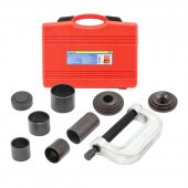 Набор инструментов для снятия и установки шаровых опор, подшипников, сайлентблоков 10пр., в кейсе Набор инструментов для снятия и установки шаровых опор, подшипников, сайлентблоков 10пр., в кейсе