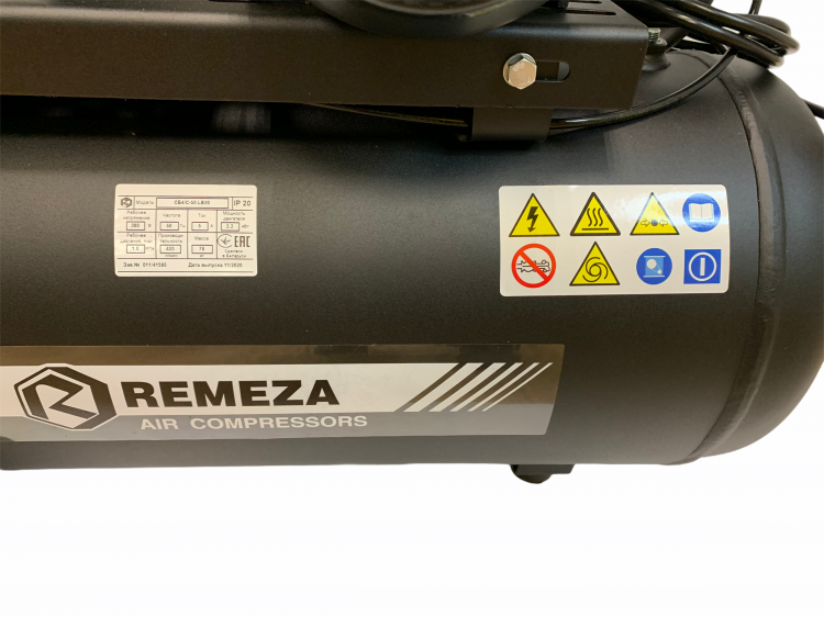 Компрессор поршневой 50.LB30 REMEZA (Белоруссия): 420 л/мин., 10 бар, ресивер 50 л., 2,2 кВт, 380В, габариты без упак. 850х450х770 мм, 88 кг. Компрессор поршневой 50.LB30 REMEZA (Белоруссия): 420 л/мин., 10 бар, ресивер 50 л., 2,2 кВт, 380В, габариты без упак. 850х450х770 мм, 88 кг.